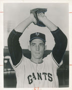 Jack Harshman 8x10 B/W 1952 Press Wire Photo New York Giants