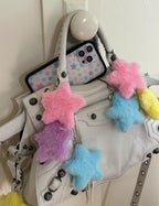 Fluffy Star Charm | Purple