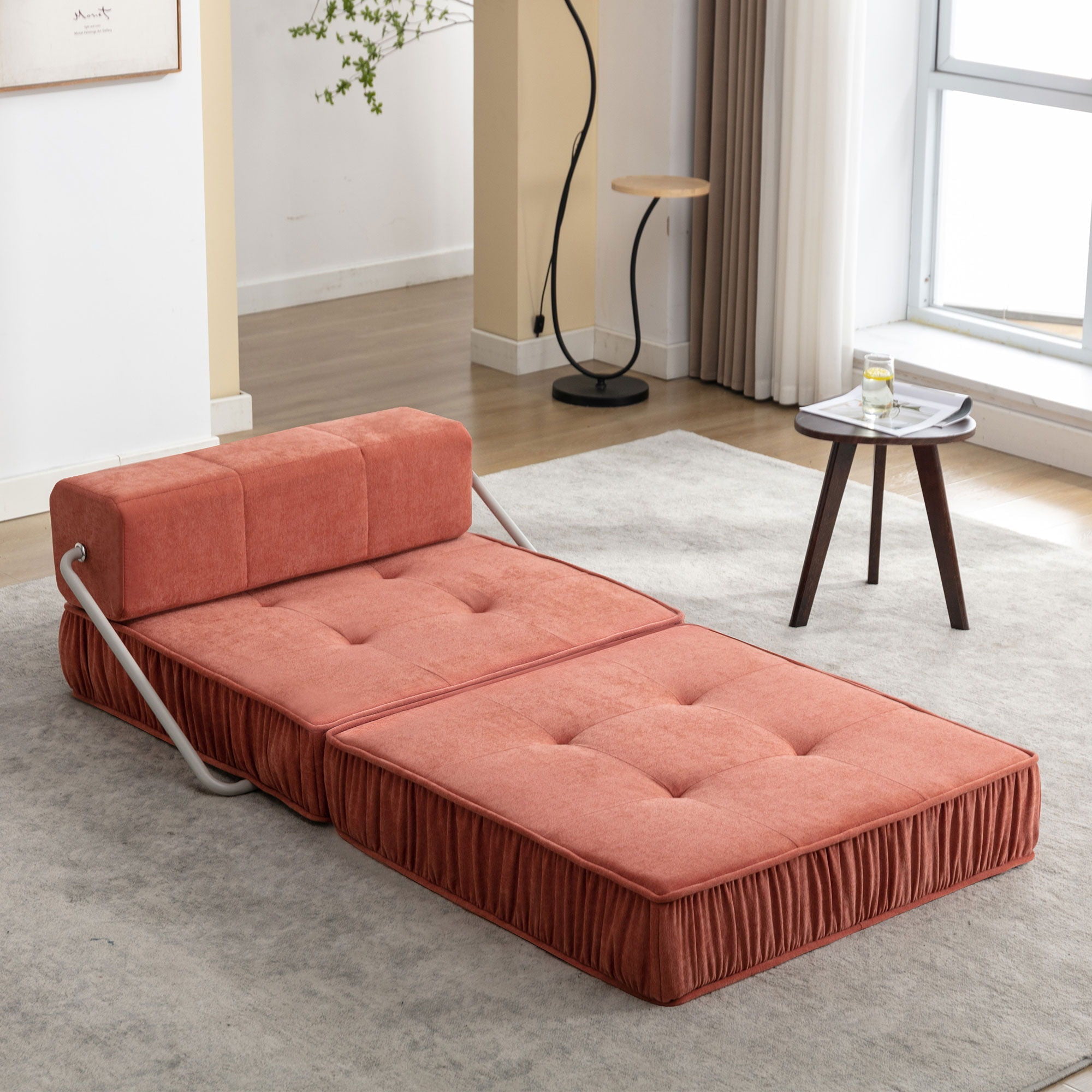 Folding Sofa With Removable Back Cushion