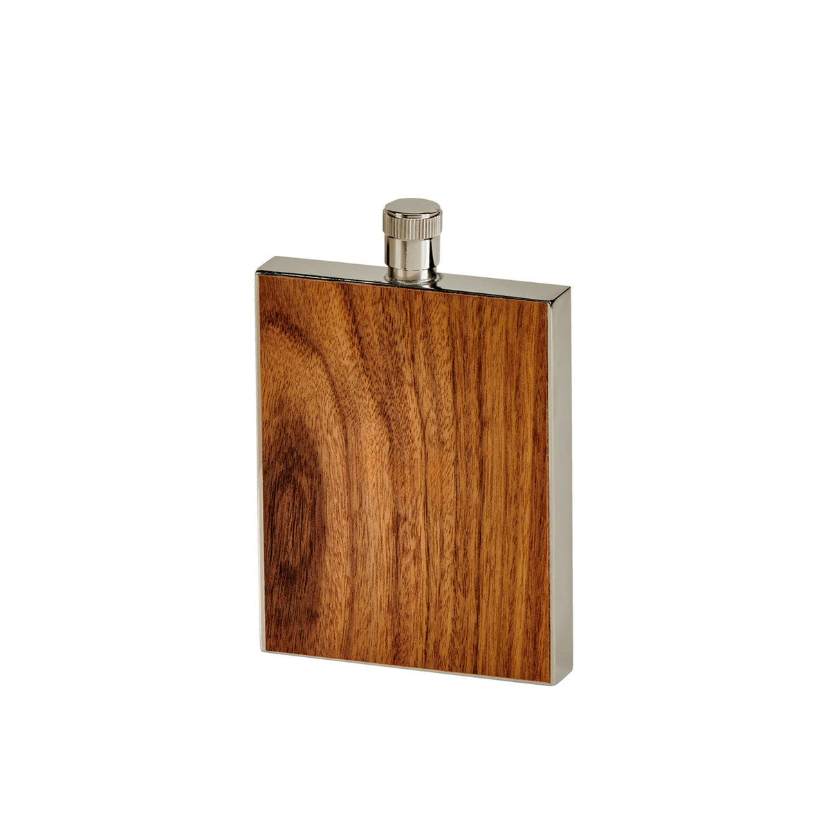 Wood Grain Flask - 3 Oz