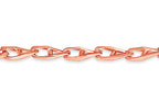 Anchor Mariner Solid White/Yellow/Rose Gold Handmade Necklace , 4mm, 16-30 Inch