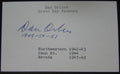 Dan Orlich Penn State Nittany Lions/Green Bay Packers Signed Card 145403