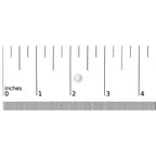 .925 Sterling Silver 7-7.5MM  Cultured Freshwater Pearl Solitaire Stud Earrings