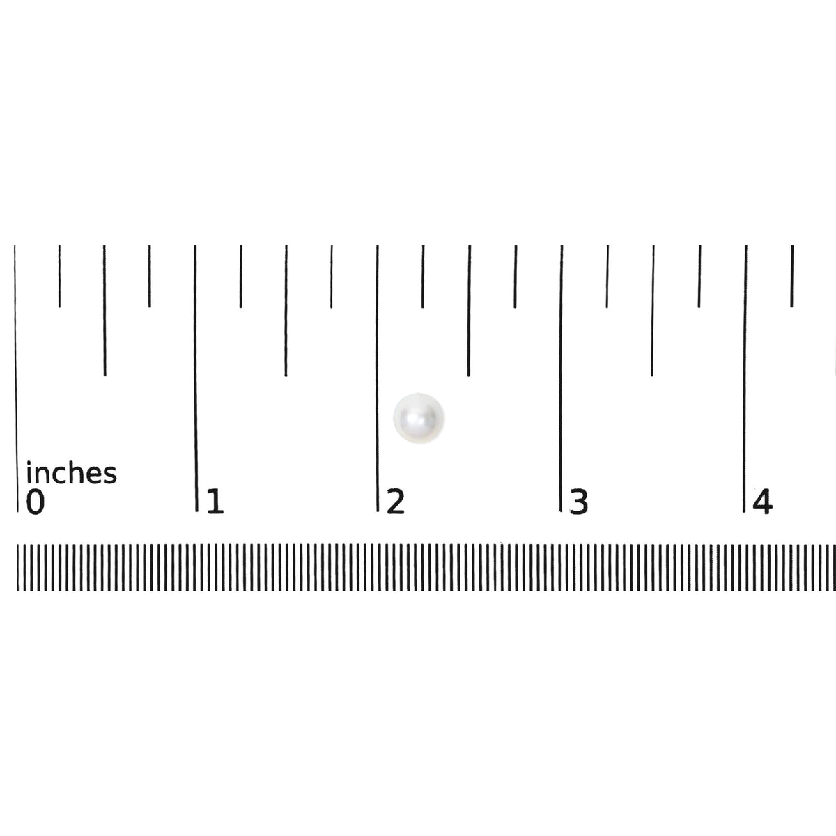 .925 Sterling Silver 7-7.5MM  Cultured Freshwater Pearl Solitaire Stud Earrings