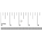 14K Gold Cultured Freshwater Pearl Solitaire Stud Earrings