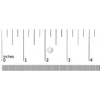 14K Gold Cultured Freshwater Pearl Solitaire Stud Earrings