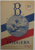 1945 Brooklyn Dodgers vs. Philadelphia Phillies Baseball Game Program 176154