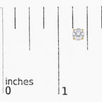 14K Gold Round Lab Grown Diamond Solitaire Stud Earrings with Push Backs