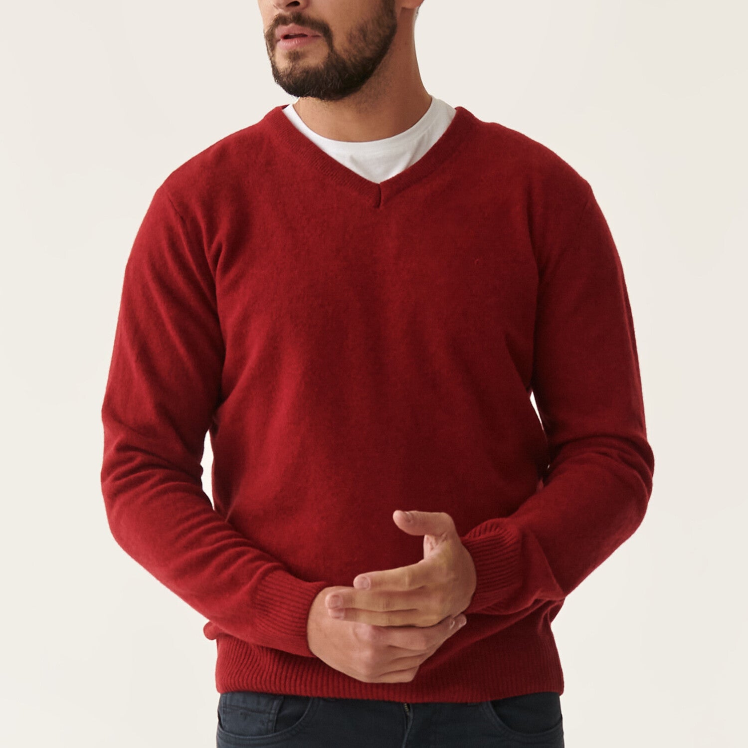 Mark Sweater // Dark Red