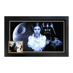 David Prowse // Signed Princess Leia & Darth Vader // Framed Display