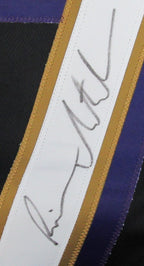 Ronnie Stanley Signed/Auto Custom Black Football Jersey Ravens Beckett 190337