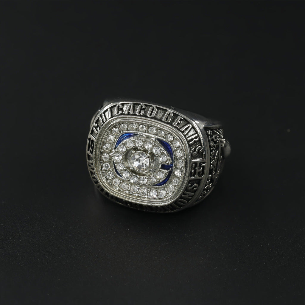 1985 Chicago Bears Championship Ring & Trophy Set– Gold or Silver Replica