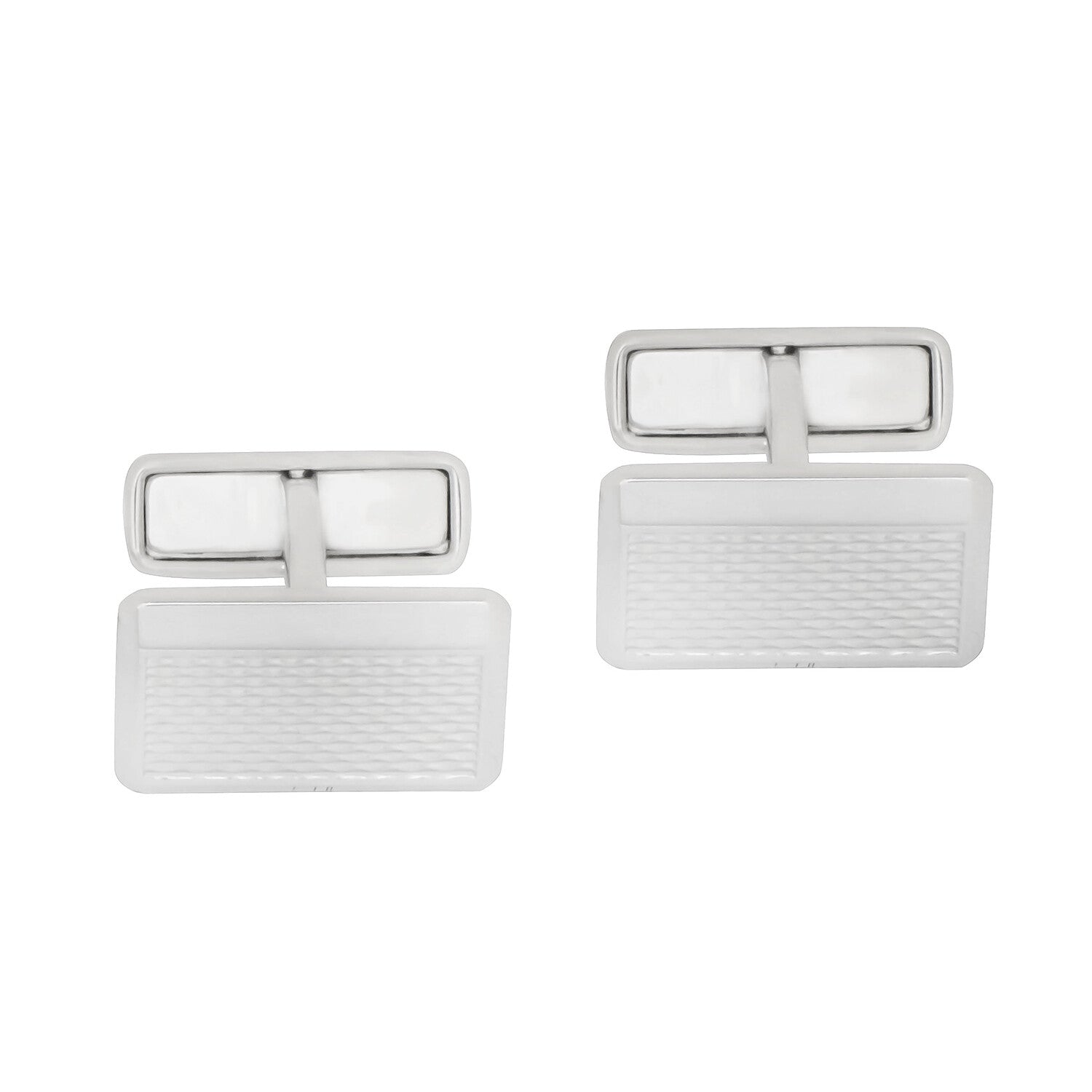 Dunhill Barley Sterling Silver Cufflinks // Store Display