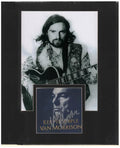 Van Morrison Keep It Simple Cd Autographed Framed Matted Photo Display