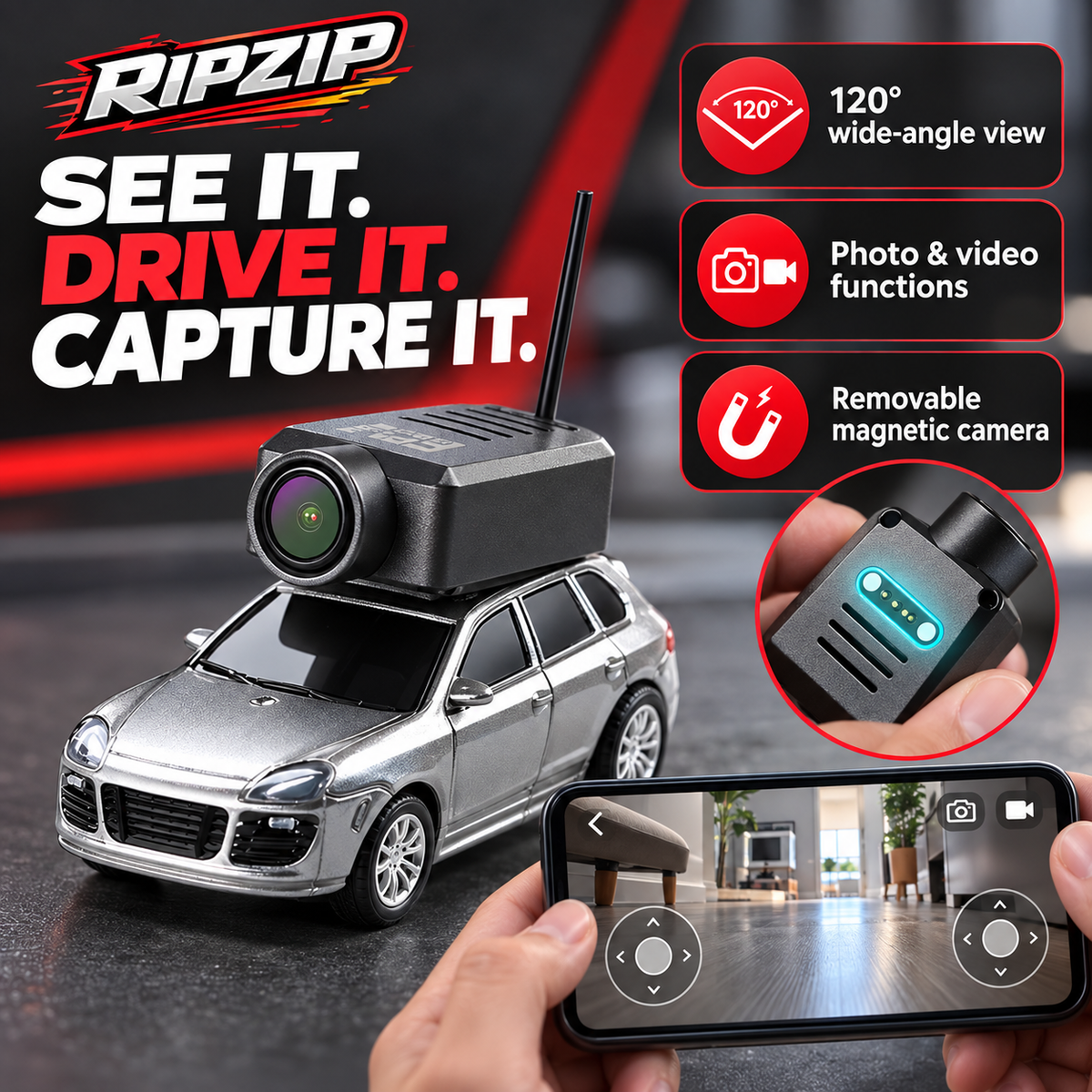 RipZip™ Mini Cam RC