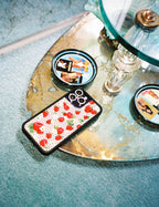 Raspberry Polka Dot iPhone Case