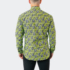 Fibonacci Jungle 70 Button-Up // Green