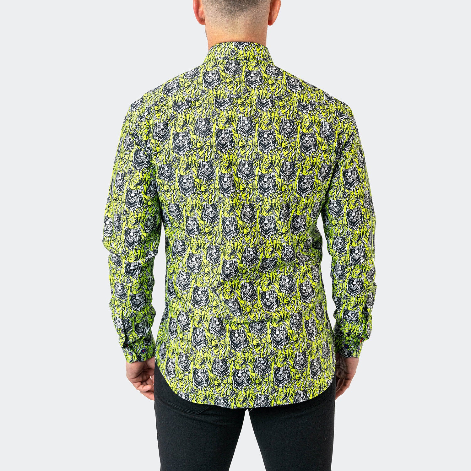 Fibonacci Jungle 70 Button-Up // Green