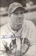 Bennie Warren NY Giants d. 1994 Signed/Autographed 3x5  Photo 179305