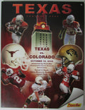 2005 Texas vs. Colorado College Football Game Program 145351