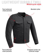 Desperado Men's Motorcycle Twill Jacket