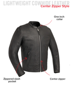 Titan Men's Motorcycle Leather Jacket
