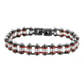 SK2006  Mini Size Two Tone Black Candy Red With White