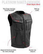 Unbeatable Men's Motorcycle Leather Vest