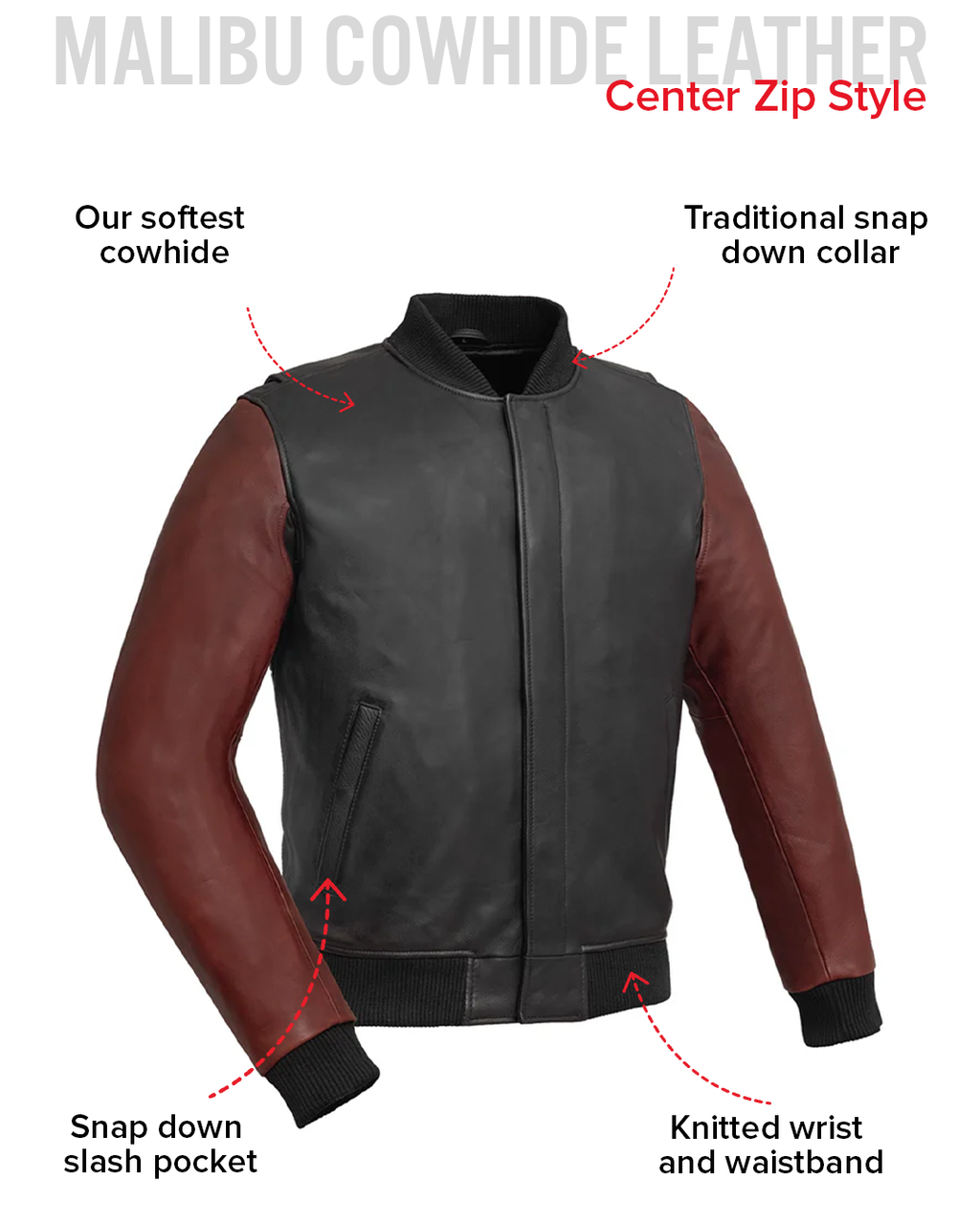 Willie Men's Motorcycle Leather Jacket