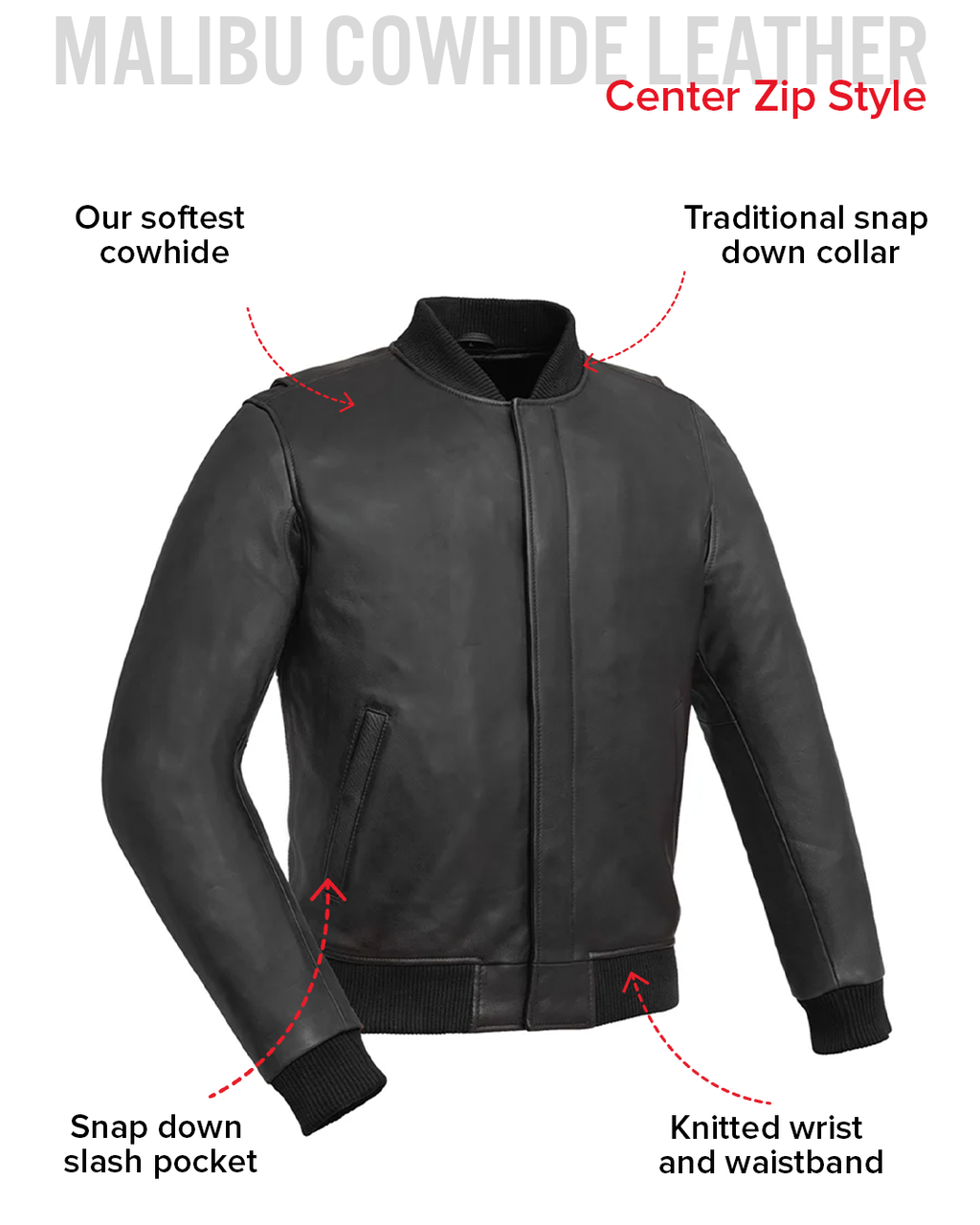 Willie Men's Motorcycle Leather Jacket