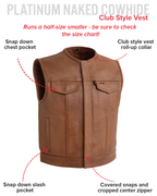 Lowside Men's Motorcycle Leather Vest