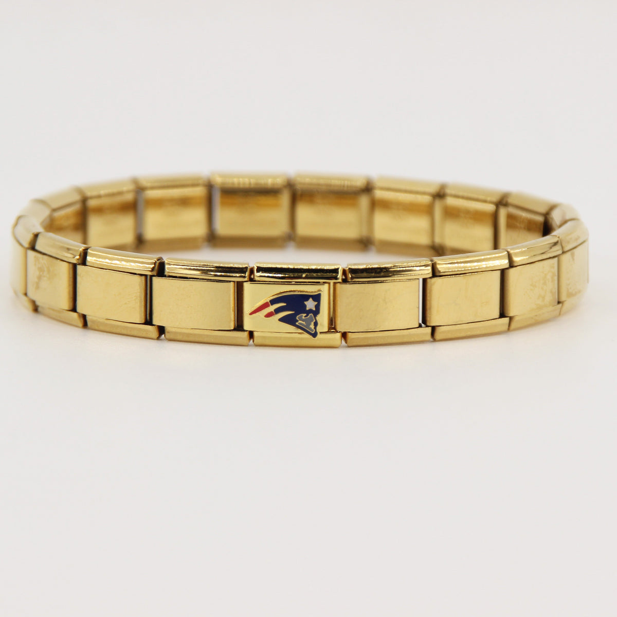 Football Team Logo Italian Charm Bracelet – Custom Gifts for Fans