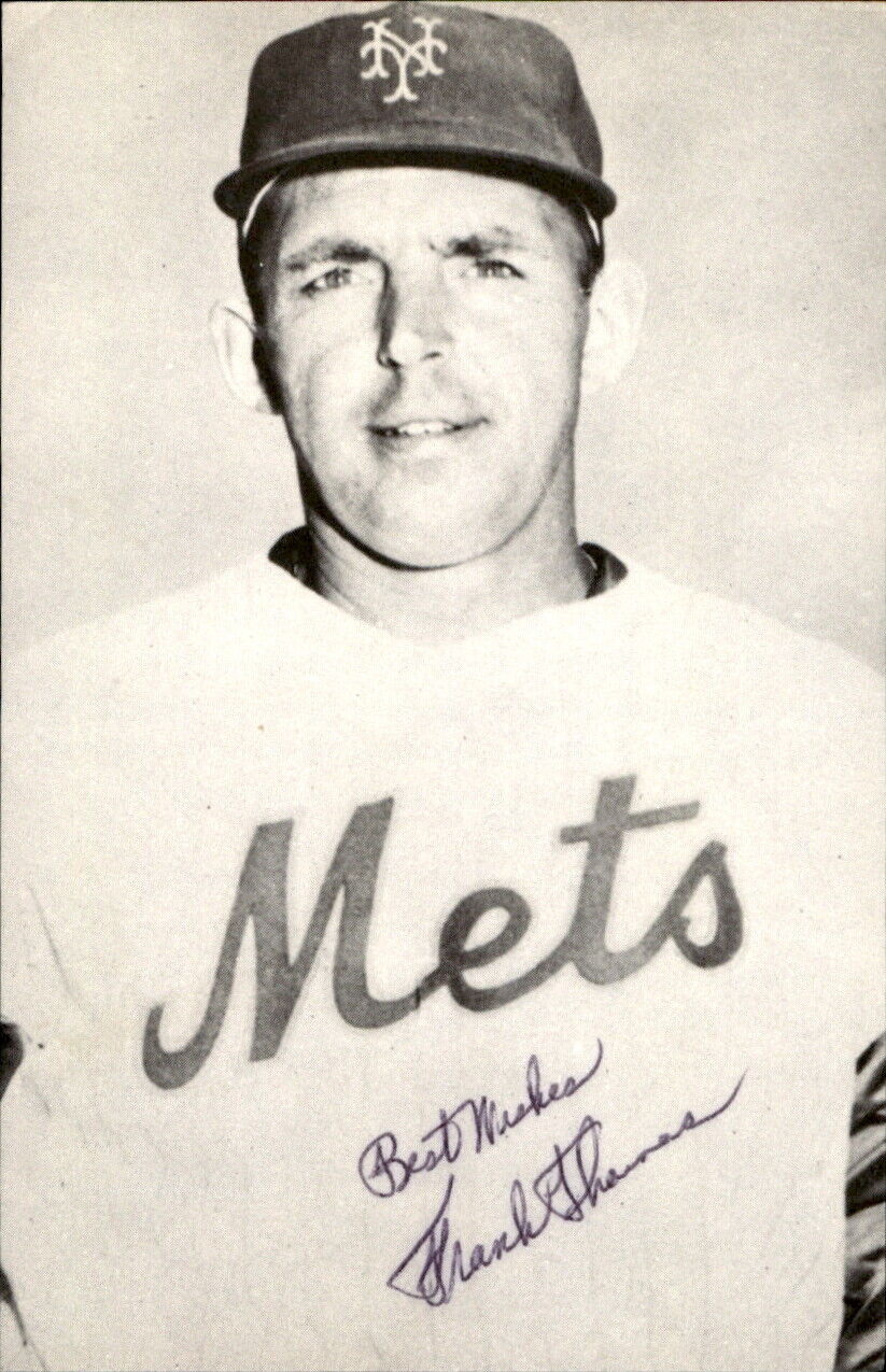 Frank Thomas New York Mets Signed/Autographed 3x5  Photo 179265