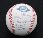 Lee Thomas Signed/Auto Yankees 100th OML Baseball JSA Inscr  186841