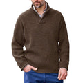 Stand Collar Sweater // Coffee