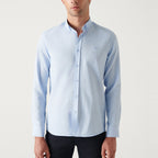 Oxford Regular Fit Shirt // Light Blue
