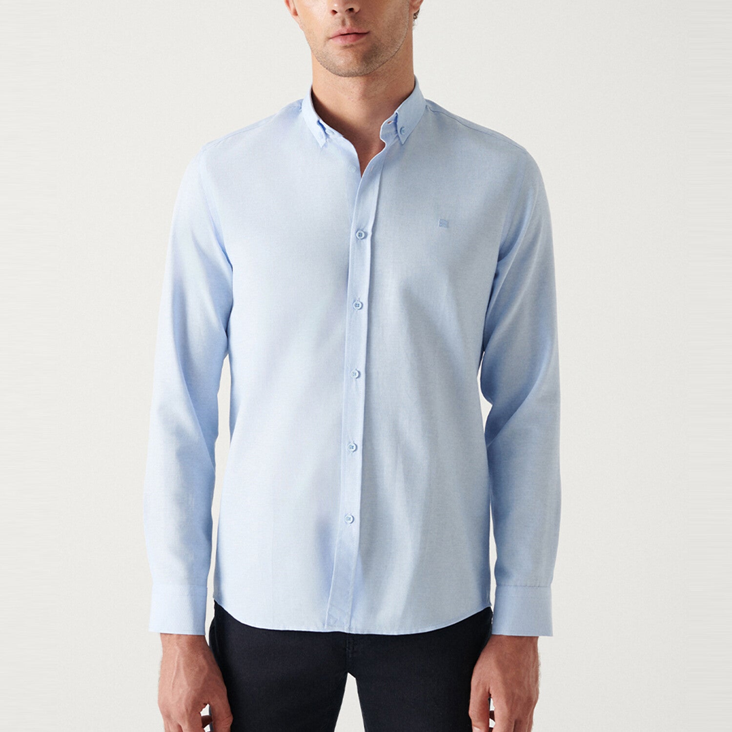 Oxford Regular Fit Shirt // Light Blue