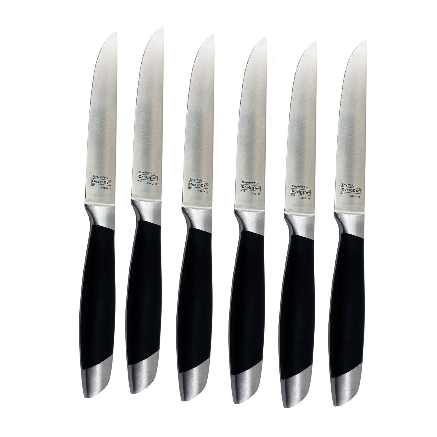 BergHOFF Essentials Geminis 4.75" Stainless Steel Steak Knife, Set of 6