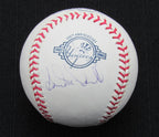 Sam McDowell Signed/Auto Yankees 100th OML Baseball JSA  186849