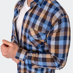Flannel Checkbrown Button-Up // Brown