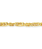 Anchor Mariner Solid White/Yellow/Rose Gold Handmade Bracelet , 6mm, 6.5-10 Inch