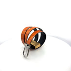 Maurice Custom Alligator Belt - Tangerine