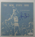 Larry Bird Signed "The New State Bird" Indiana State 45 Rpm Record Sleeve 189295
