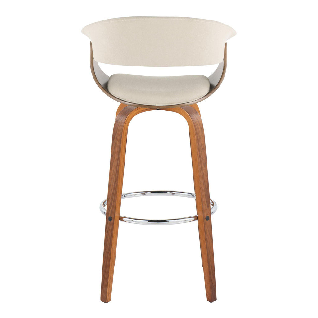 Vintage Mod - Mid Century Modern Fixed Height Barstool