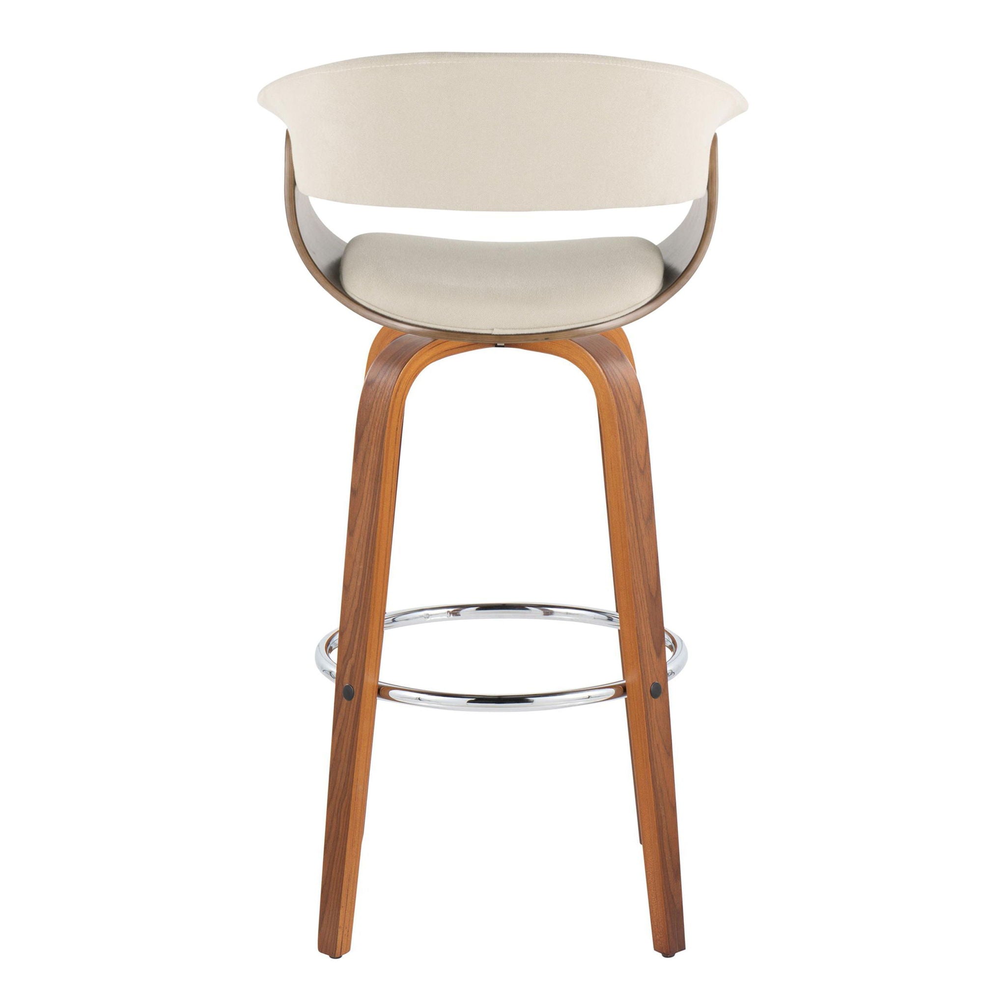 Vintage Mod - Mid Century Modern Fixed Height Barstool