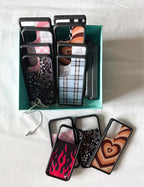 Flames | Black & Red iPhone Case
