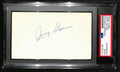 Jerry Sloan HOF Signed/Auto 3x5 Index Card Utah Jazz PSA/DNA 188560