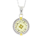 Cubic Zirconium Fashion Pendants Sterling Silver