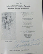 1976 Veteran Boxers Circle of Five Multi Signed Dinner Dance Program 153812