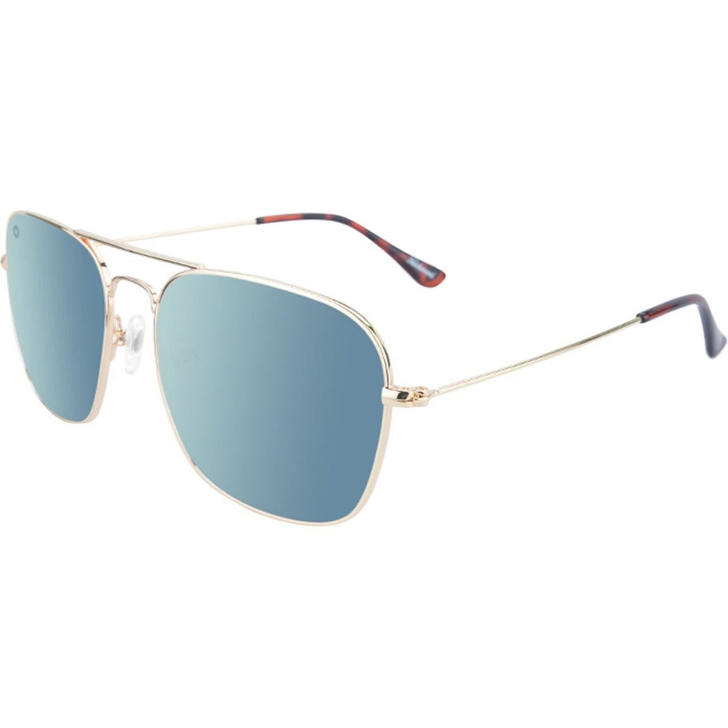 Mount Evans Polarized Sunglasses // Gold + Sky Blue